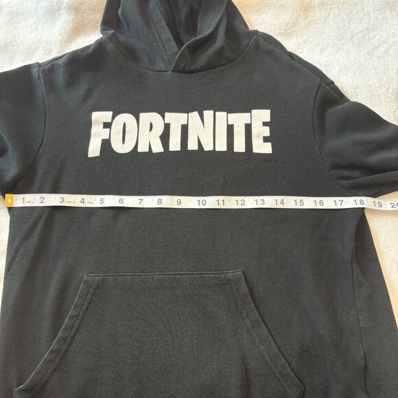 Fortnite Black Pullover Hoodie Boys XL  Gamer Sweatshirt Unisex Casual Wear - Picture 8 of 13
